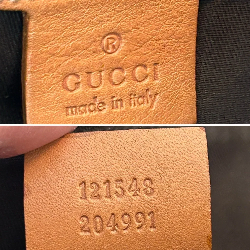 Gucci Blondie Striped Hobo Bag